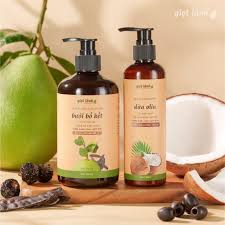 Dầu gội bồ kết thảo dược tự nhiên Giọt lành