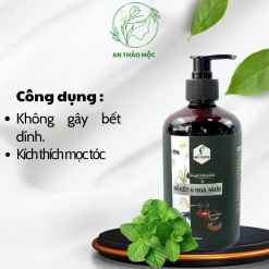 Dầu gội thảo dược không gây bết dính, hỗ trợ kích thích mọc tóc