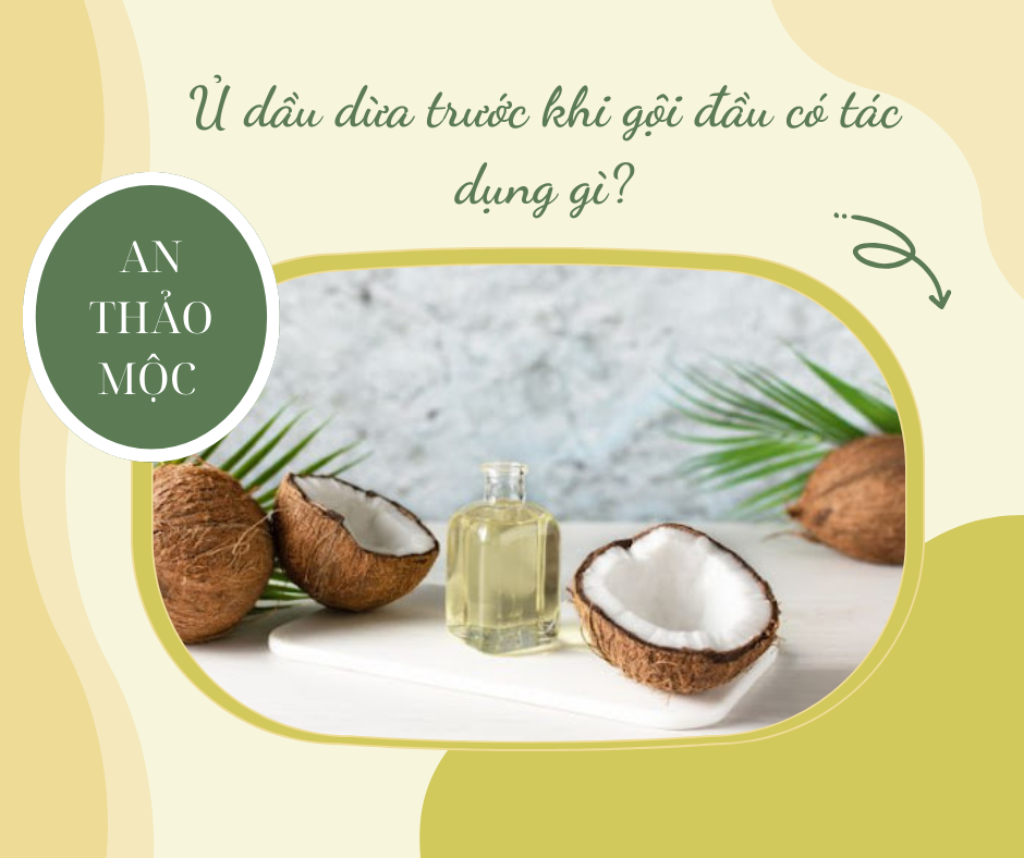 ủ tóc bằng dầu dừa